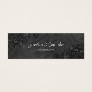 Marcações de Favoritos do Casamento Gótico Floral