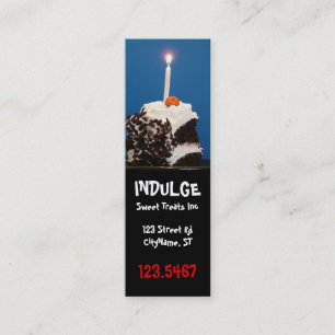 Marcador customizável do cartão de visita da