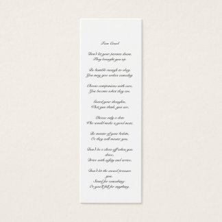 Marcador de Adolescente Creed