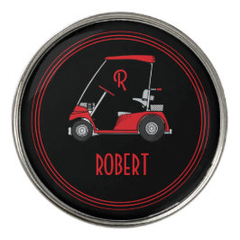 Marcador de Bola de Golfe Personalizado com Nome e
