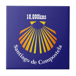marcador de distância da concha de vieira Camino