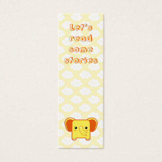 Marcador de elefante Kawaii