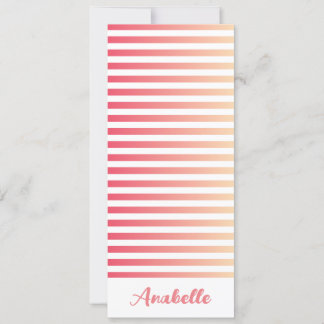 Marcador de faixas de gradiente de pêssego persona