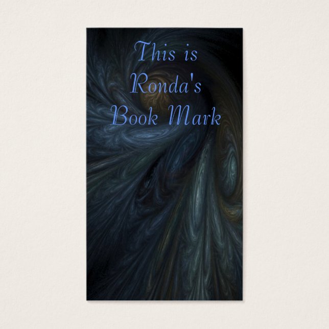 Marcador de Livro Espacial (Frente)