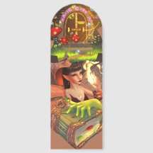 Marcador de Livros Fantasia Incrível Fundo Fada