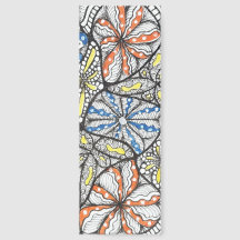 Marcador de Página Floral Desenhado à Mão com Cita
