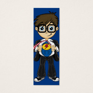 Marcador do menino do super-herói