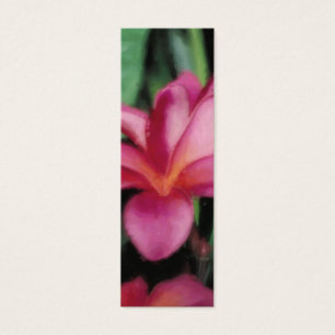 Marcador floral tropical havaiano
