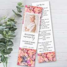 Marcador Funeral Bright Floral