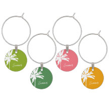 Limão Moderno Árvore Tropical Palm Tree — Início d