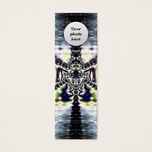 Marcador Personalizado de Espaço Púrpura (Frente)