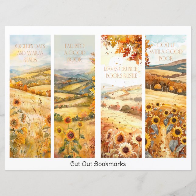 Marcador Personalizado de Nome de Girassol Persona (Frente)