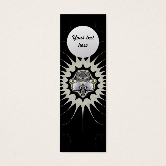 Marcador Personalizado do Espaço do ouro (Frente)