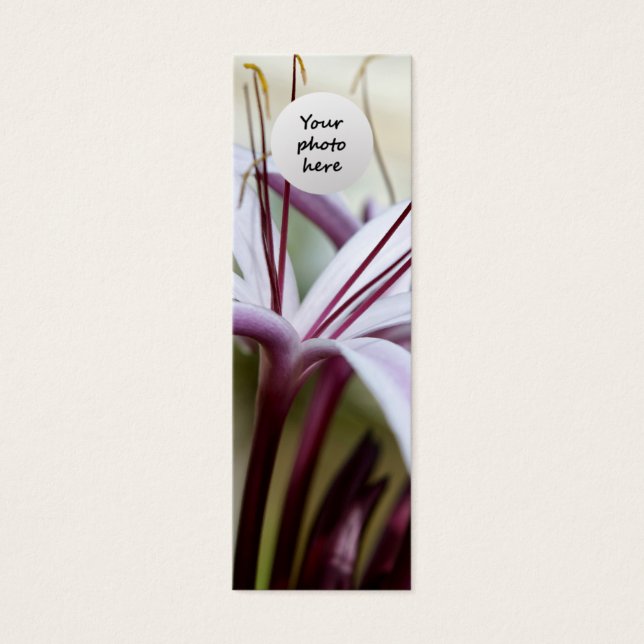 Marcador Personalizado Lily (Frente)