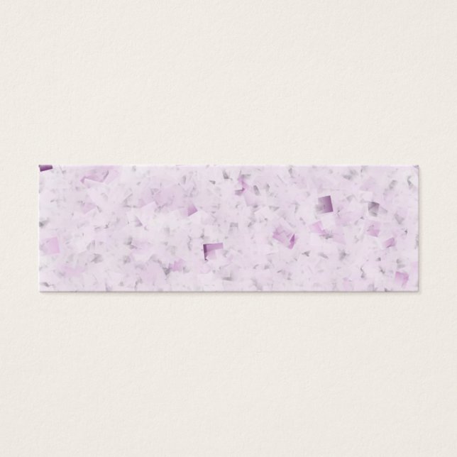 Marcador Personalizável de Confetti Roxo (Frente)