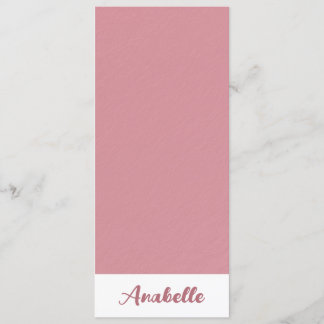 Marcador Pessoal Minimalista em Ouro Rosa