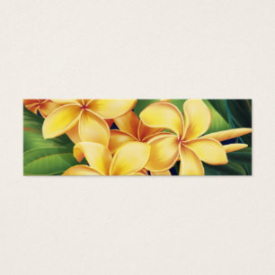 Marcador tropical do Plumeria do paraíso