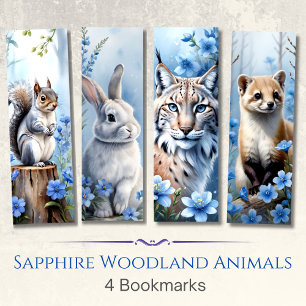 Marcadores de Animais da Floresta, Conjunto de 4,