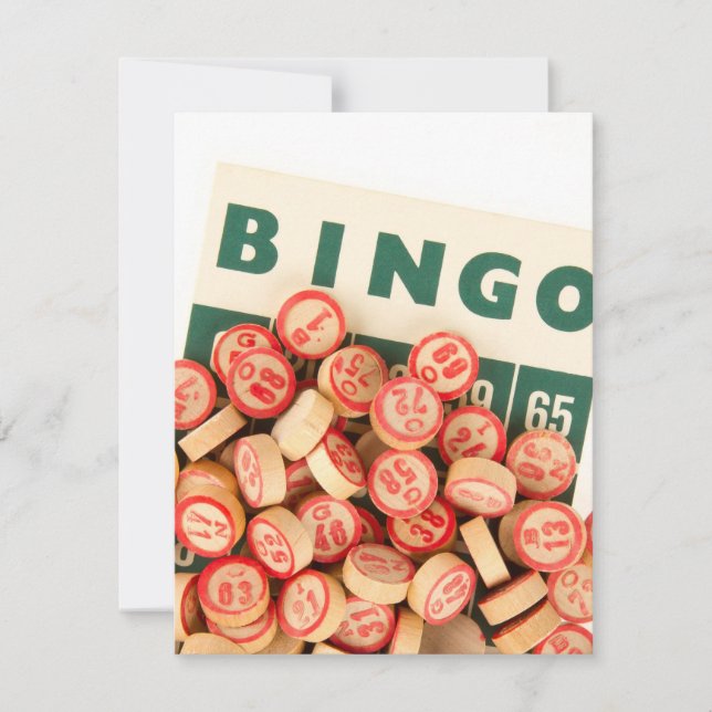 Marcadores de Bingo e Cartão de Pontuação (Frente)