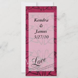 Marcadores de Casamento Favorecem Corações de Amor