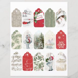 Marcas de Diário de Lixo de Natal Garota Vintage A