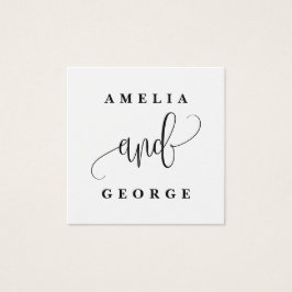 Marcas de Favoritos de Casamento de COR EDITABLE #