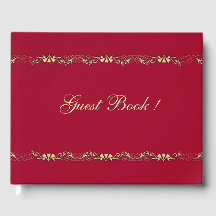 Marcella e Dourado Livro de Convidados Design