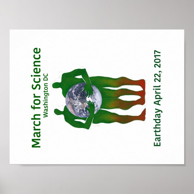 March For Science poster (Frente)