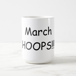 Marcha HOOPS, Diversão de Basquete 15 Oz. Caneca