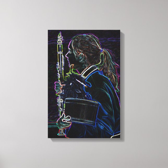 Marching Clarinetist Canvas (Frente)