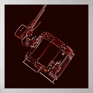 Marching Snare Drum ou Drummer Poster