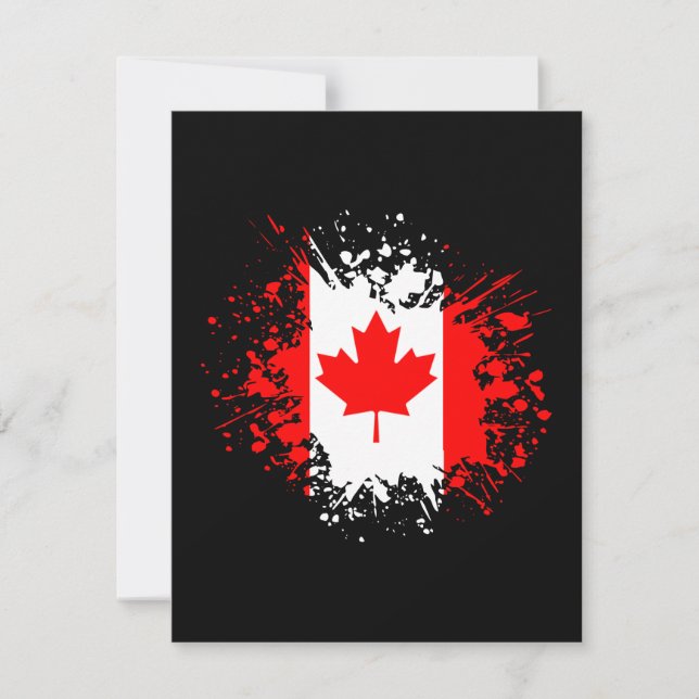 Marco do Souvenir do Canadá, Viagem de Bandeira Br (Frente)