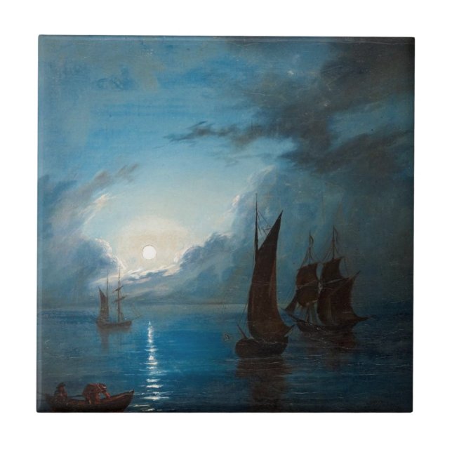 Marcus Larson hav-i-mansken-1848.água barco nature (Frente)