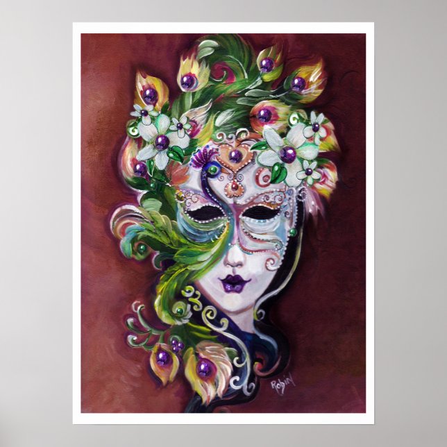 Mardi Gra La Poster (Frente)