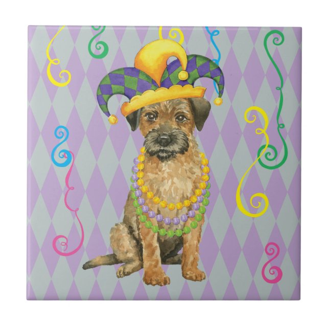Mardi Gras Border Terrier (Frente)