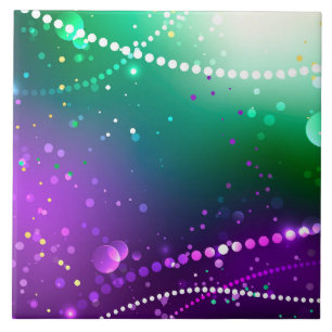 Mardi Gras Festivo Purple Background