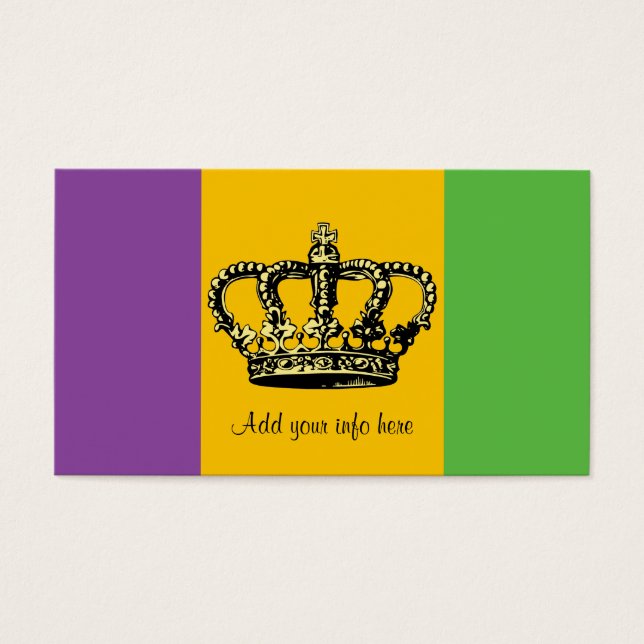 Mardi Gras Flag Crown (Frente)