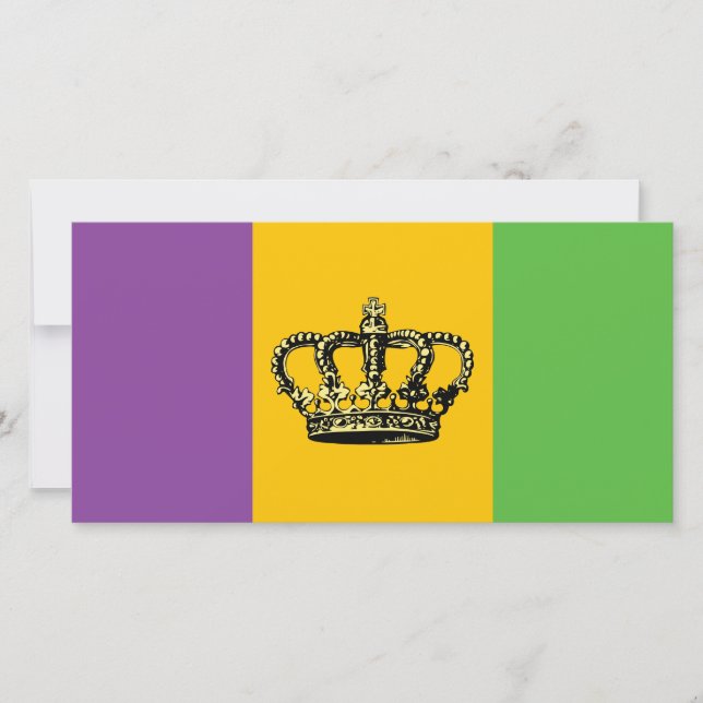 Mardi Gras Flag Crown (Frente)