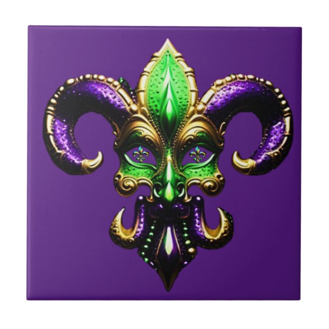 Mardi Gras Fleur De Lis (Frente)