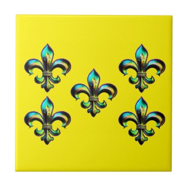 Mardi Gras Fleur De Lis (Frente)