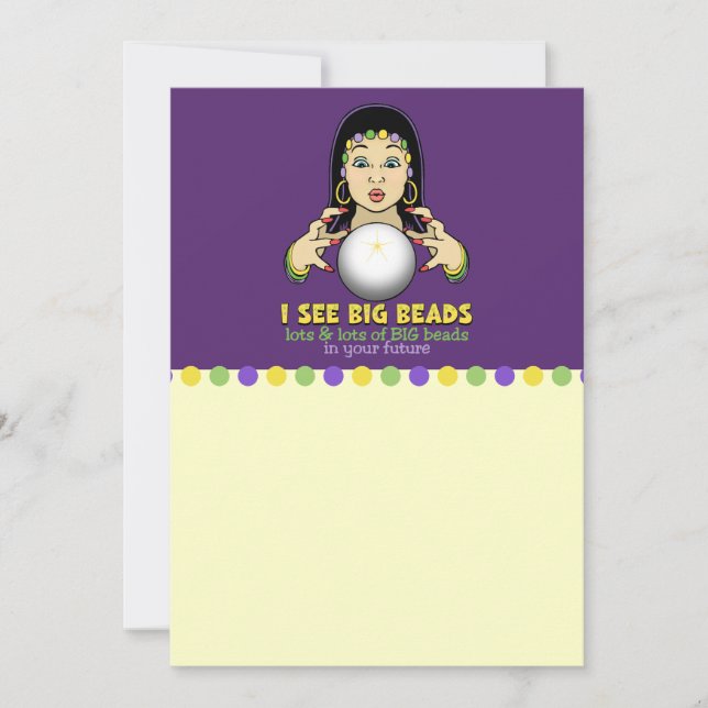 Mardi Gras Fortune Teller (Frente)