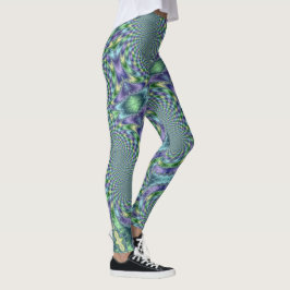 Mardi Gras Leggings Dourado Preto Roxo Verde