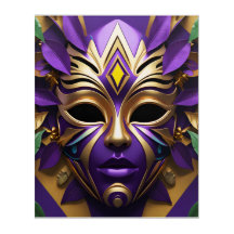 Mardi Gras Máscara 1 Espírito de Carnaval