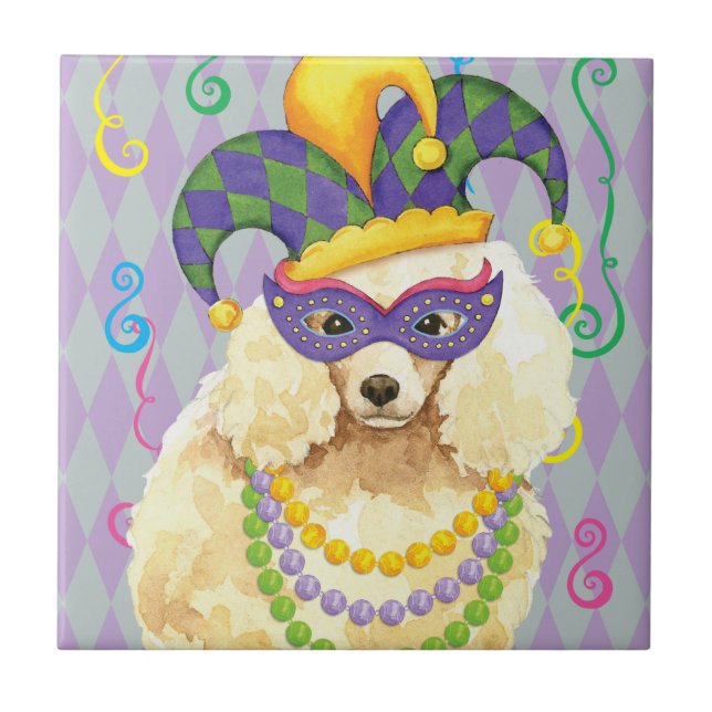 Mardi Gras Miniature Poodle (Frente)
