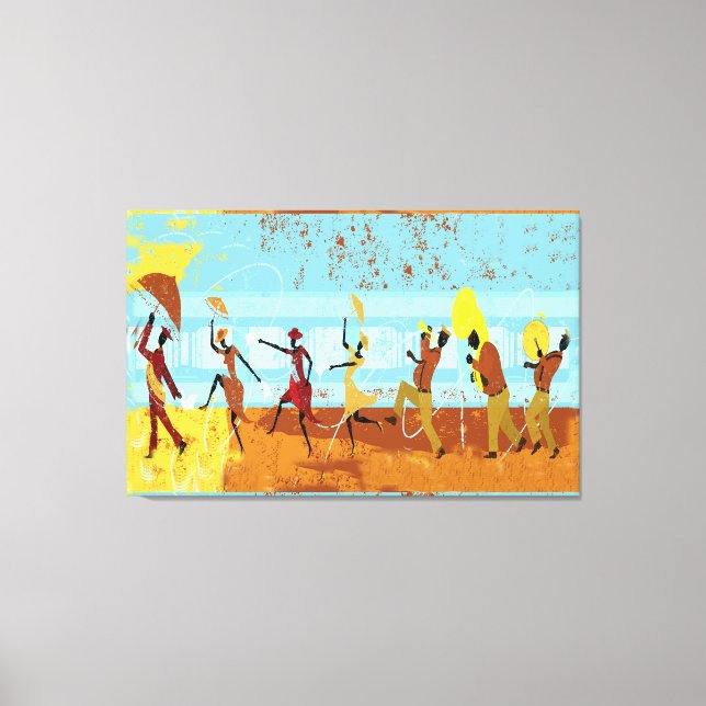 Mardi Gras Parade na Canvas (Frente)