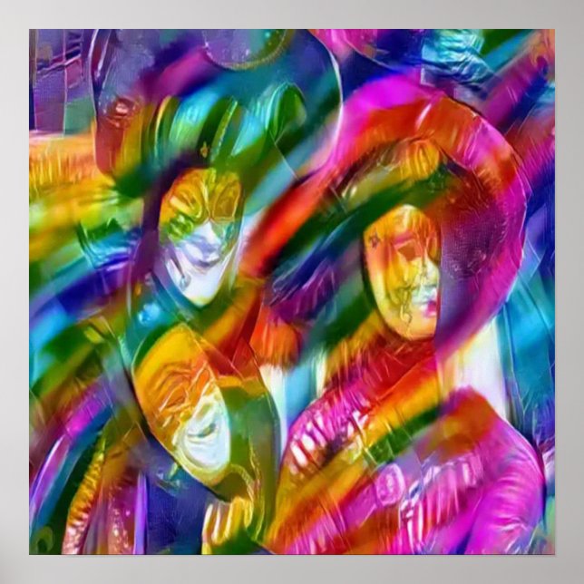 Mardi Gras Poster (Frente)