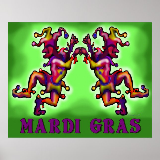 Mardi Gras Poster (Frente)
