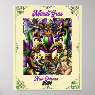 Mardi Gras Poster 2024