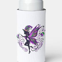 Mardi Gras - silhueta de fadas