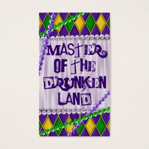 Mardi Gras Themed Miçangas, Harlequin Diamond
